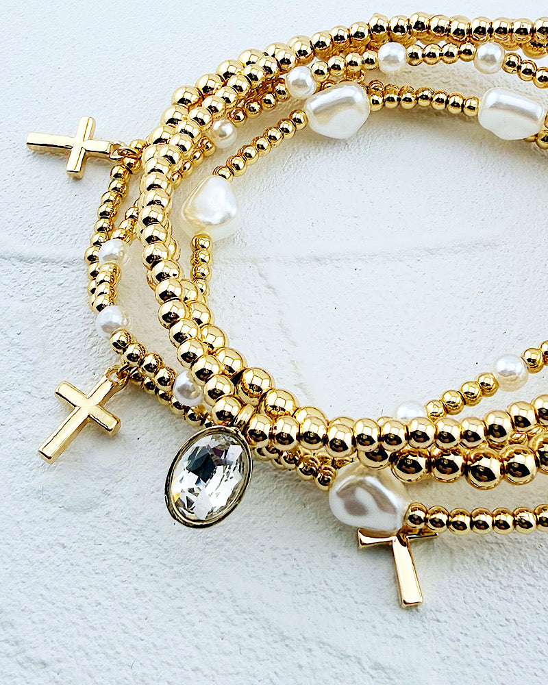 Beatrice 5pc Bracelet Stack