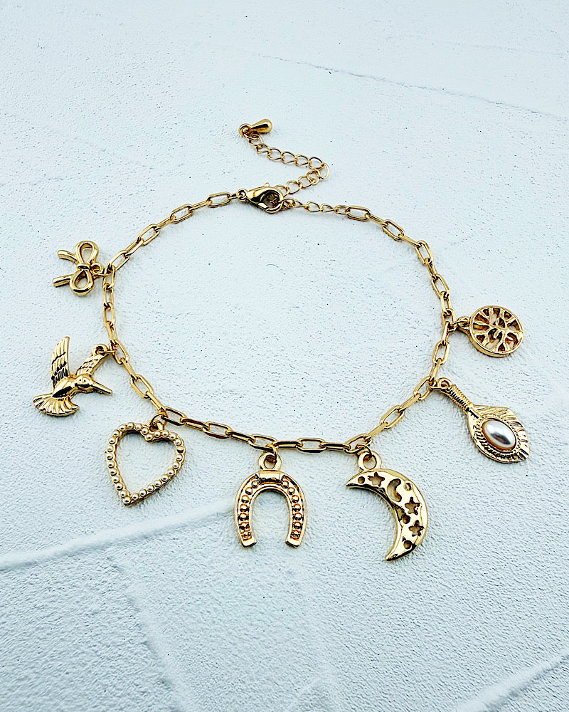 Crazy For You Charm Bracelet