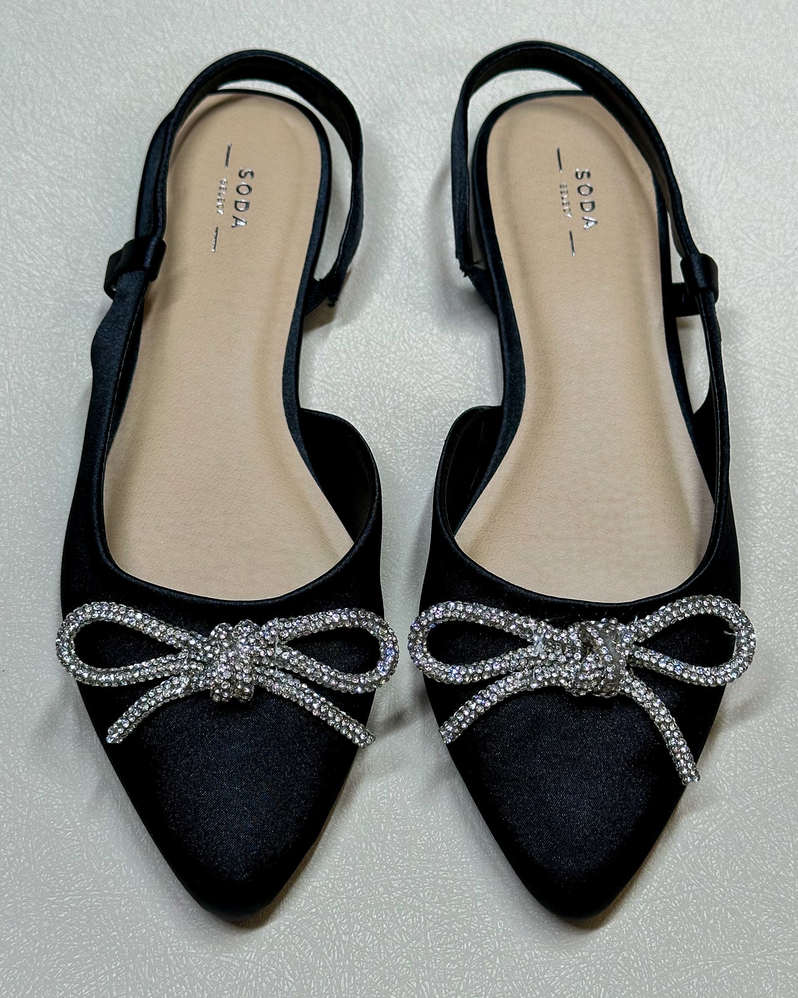 Dorien Rhinestone Flats