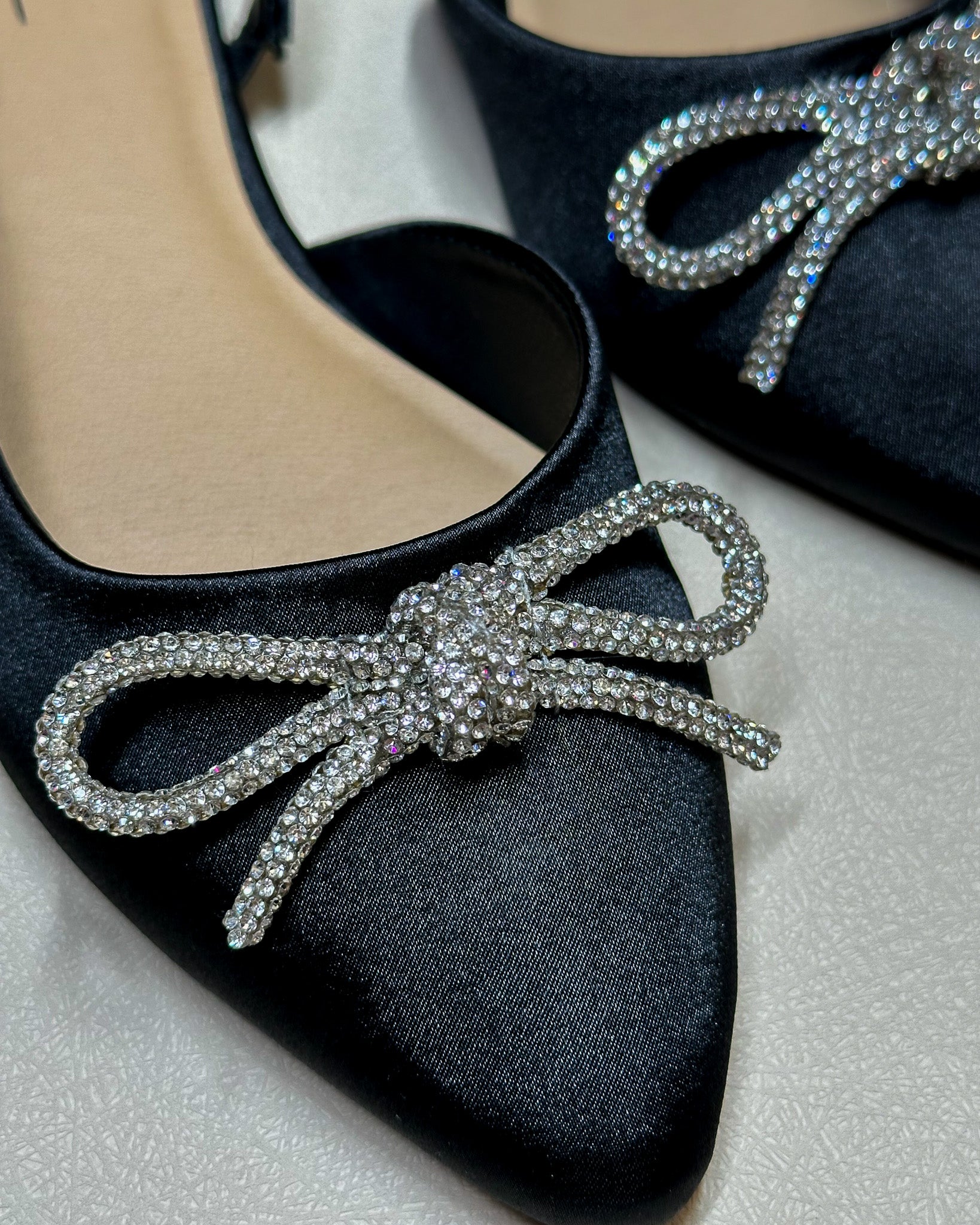 Dorien Rhinestone Flats