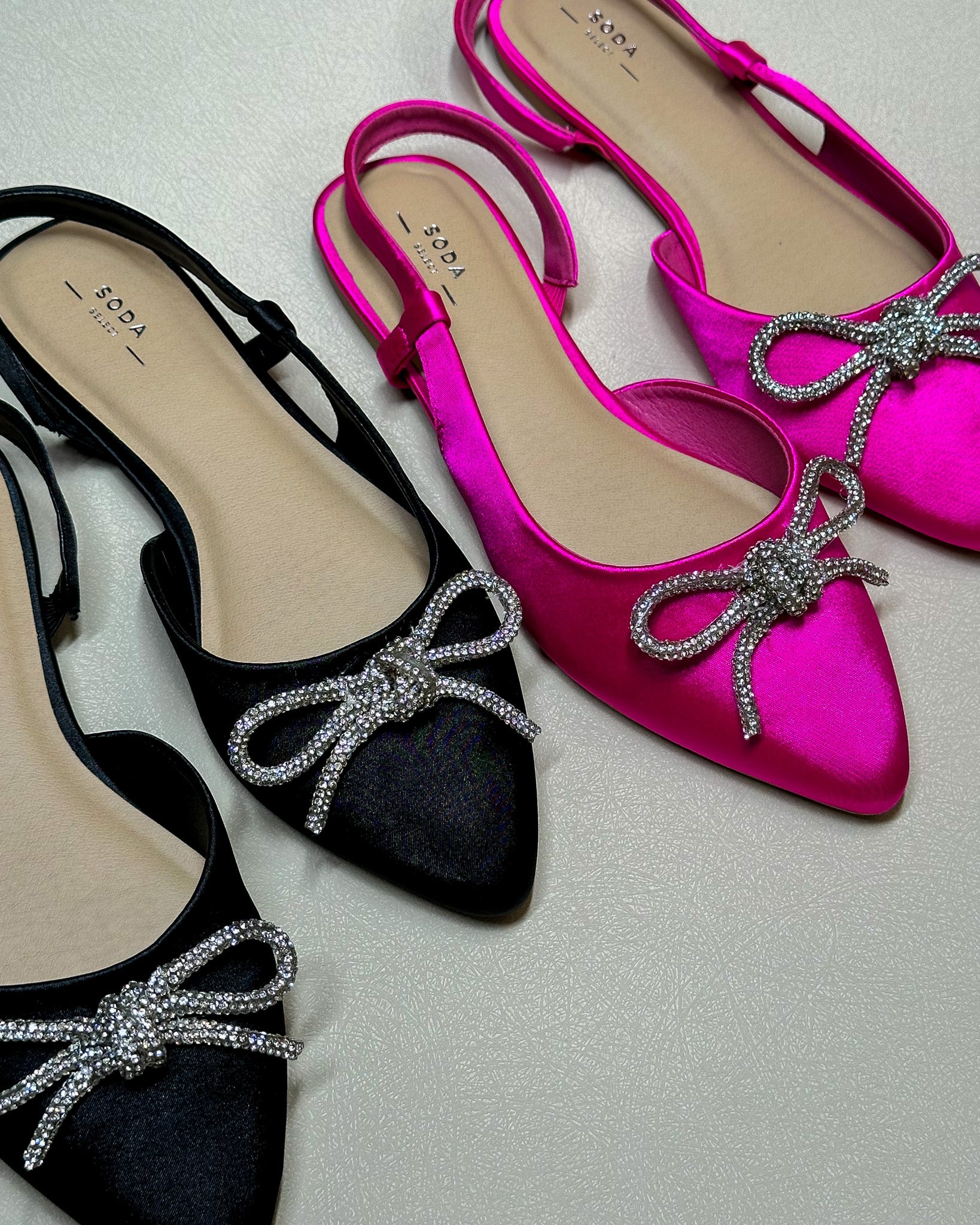 Dorien Rhinestone Flats