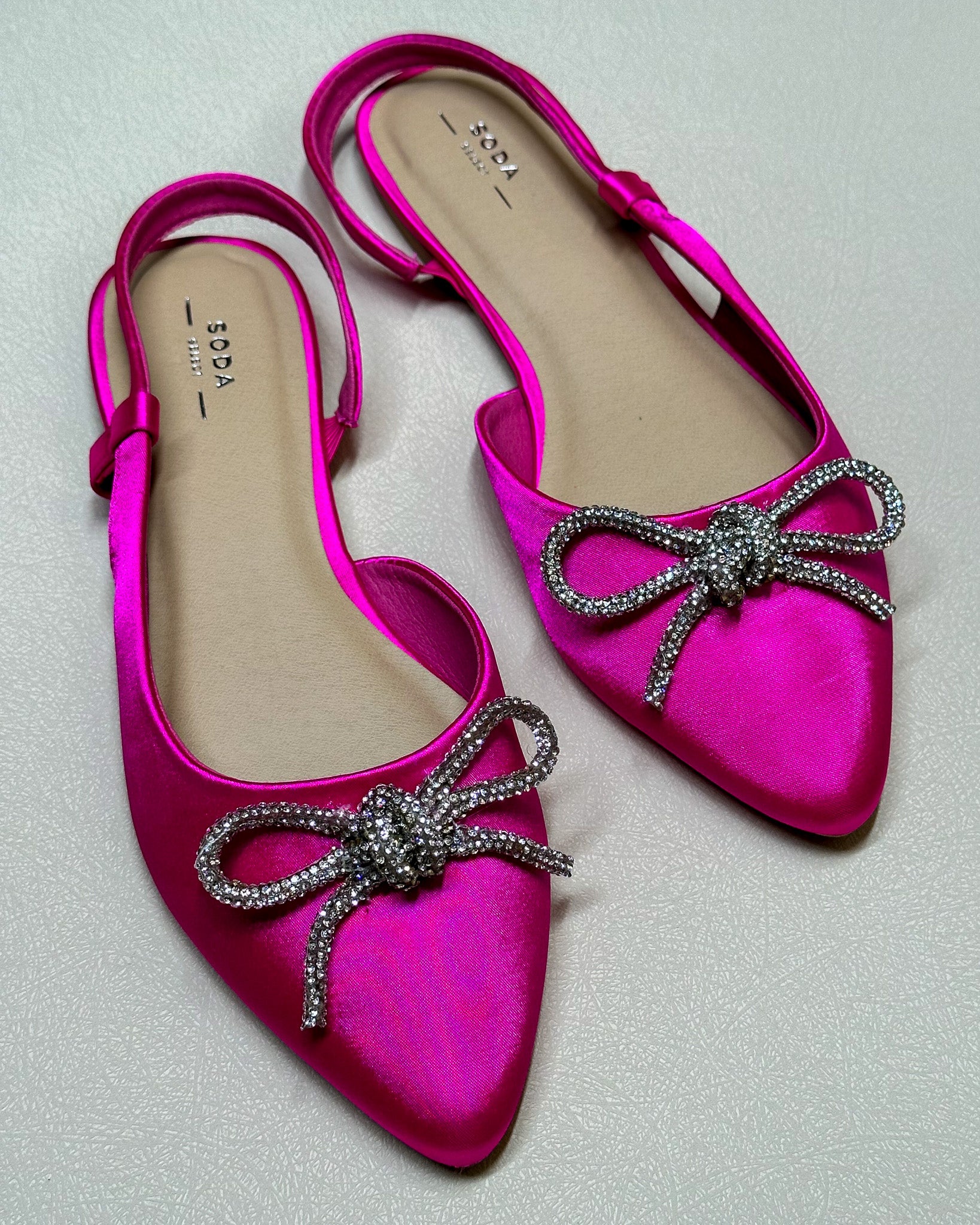 Dorien Rhinestone Flats