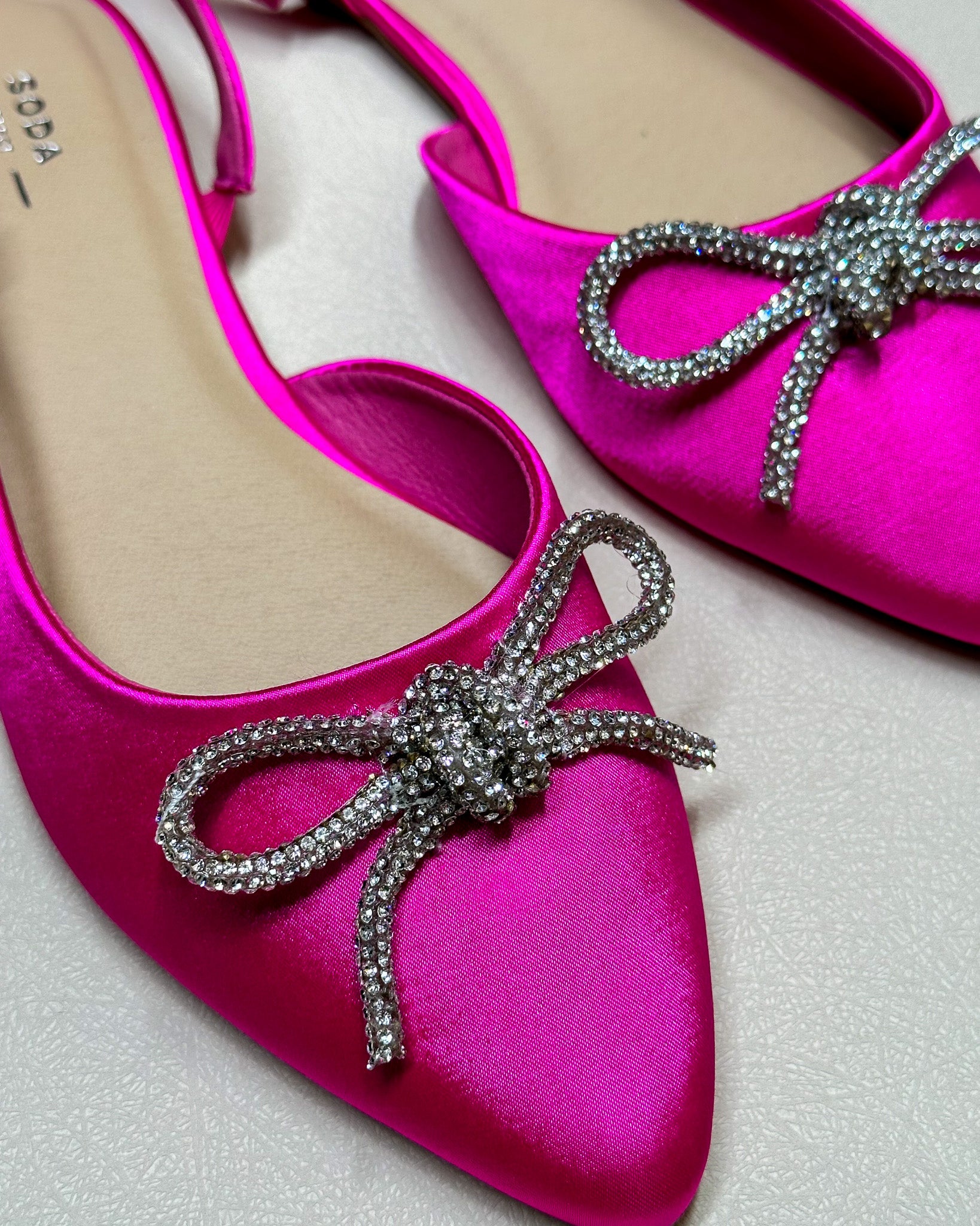 Dorien Rhinestone Flats