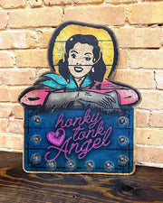 Honky Tonk Angel Lighted Art