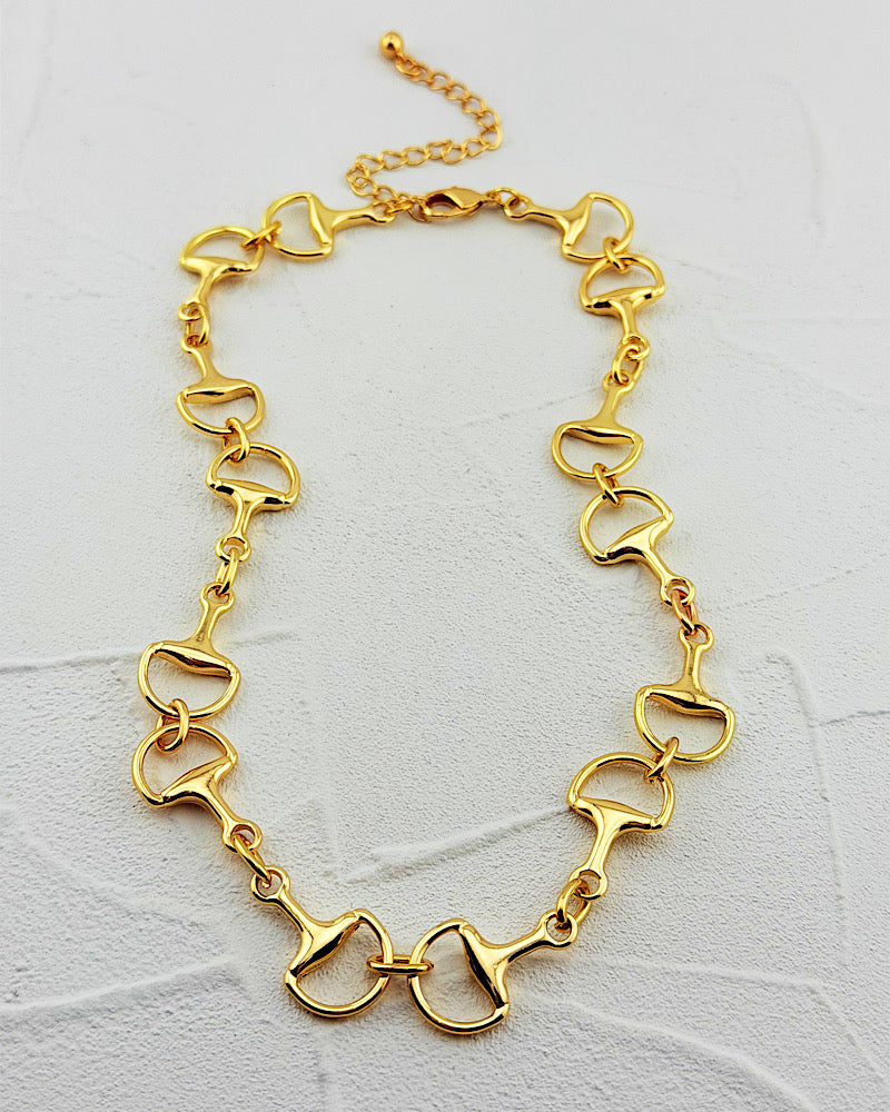 Reins Of Gold Necklace