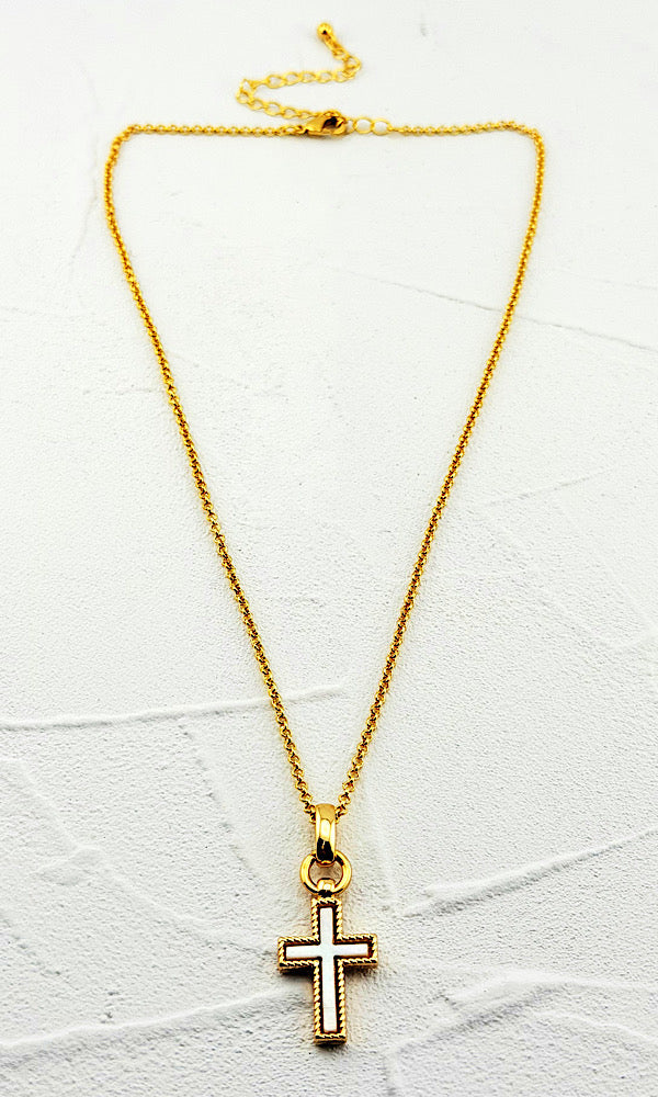 Evermore Cross Necklace