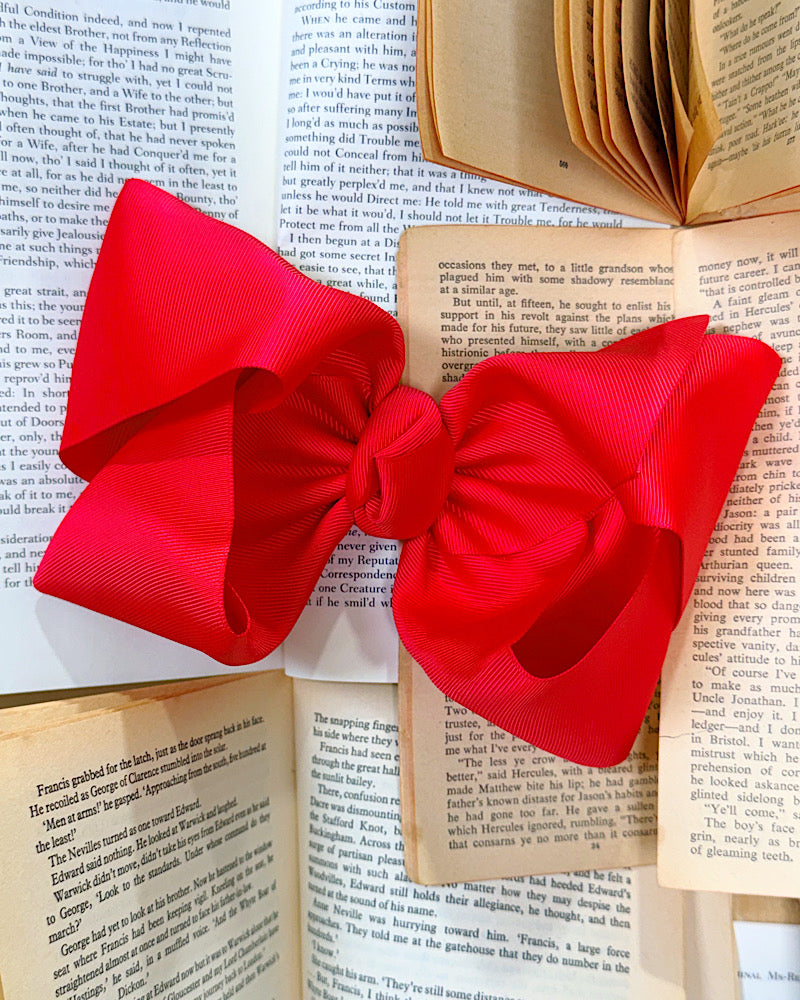 Sammi 7.5" Red Hairbow
