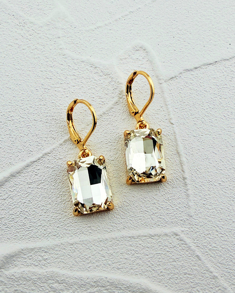 Mini Brittany Clear Earrings