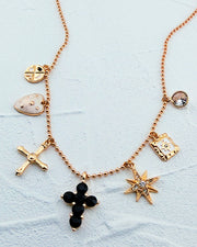 Cross My Heart Charm Necklace