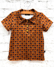 Cowboy Buckle Collar Shirt