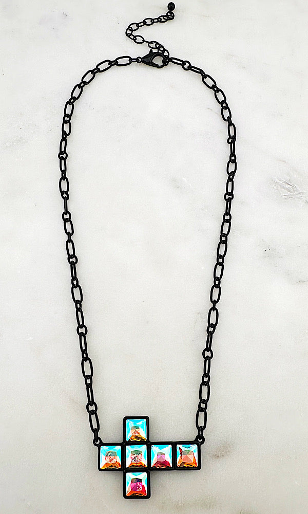 Jordan Cross Necklace