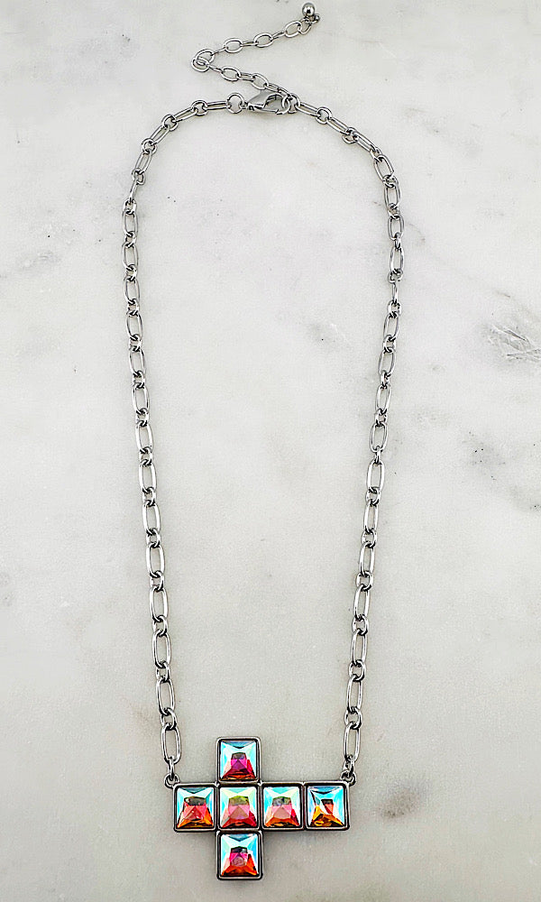 Jordan Cross Necklace