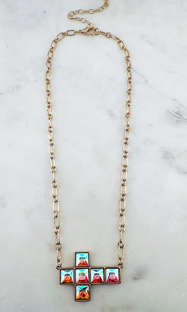 Jordan Cross Necklace