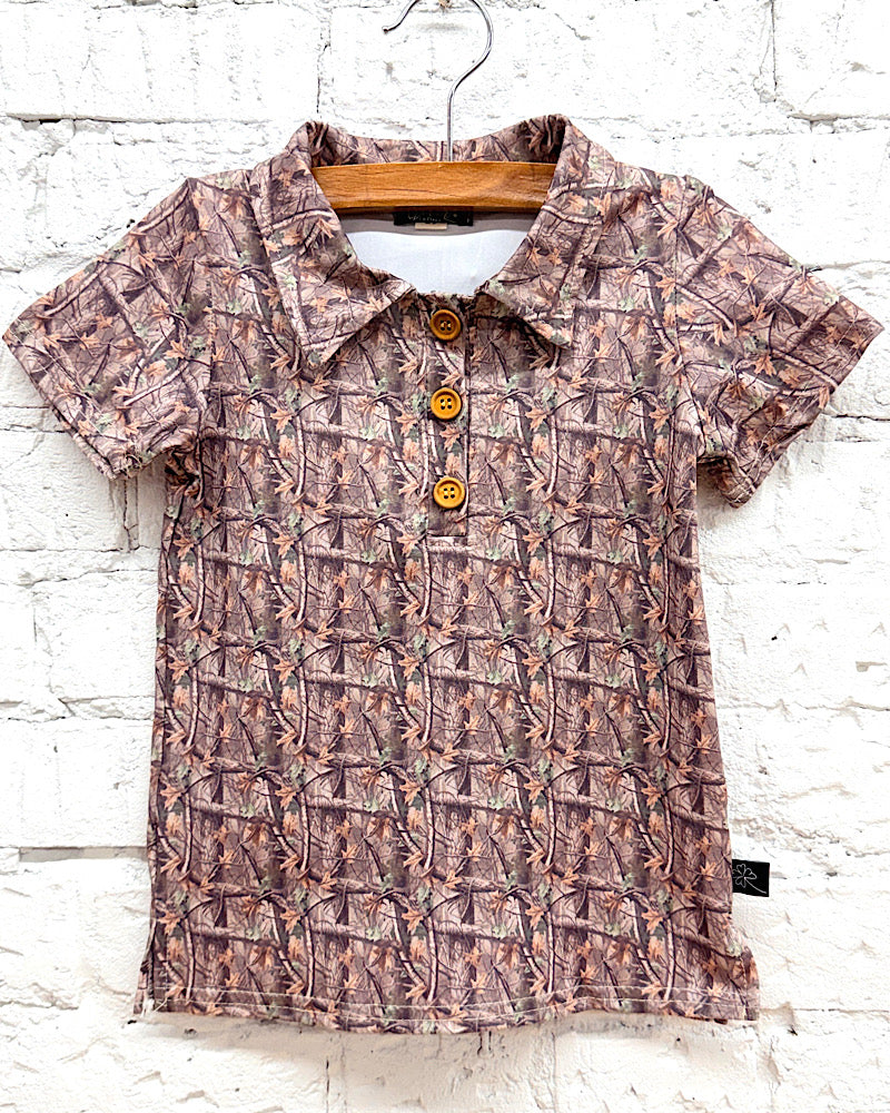 Woody Camo Polo Shirt