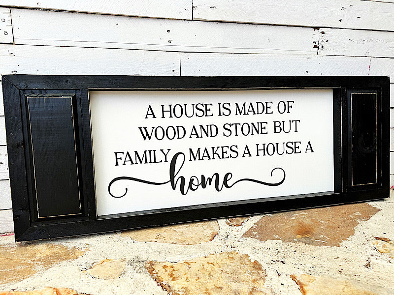 A House Is Made Large Panel Wall Art