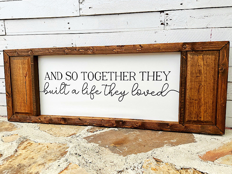 Together They Built Large Panel Wall Art
