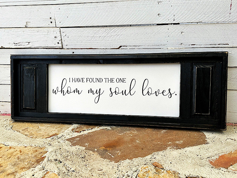 My Soul Loves Small Panel Wall Art