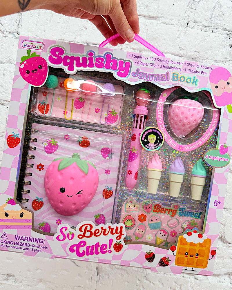 Strawberry Squishy Journal