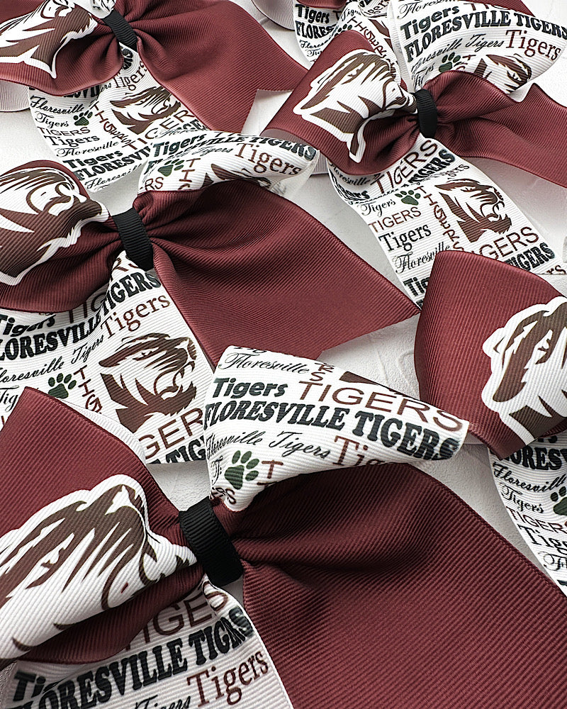 Floresville Tigers Cheer Bow