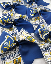 Poth Pirates Cheer Bow