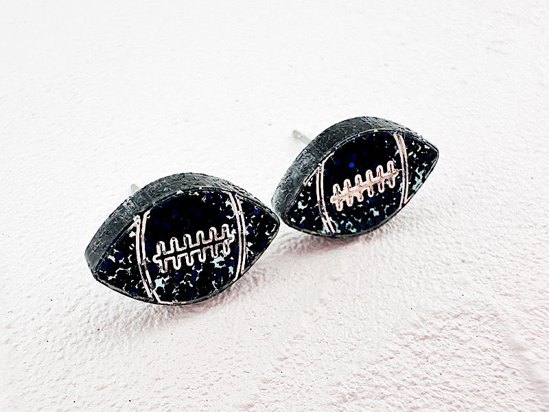 Navy Spirit Football Studs