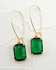 Brittany Emerald Earrings