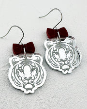 Tiger & Bow Earrings