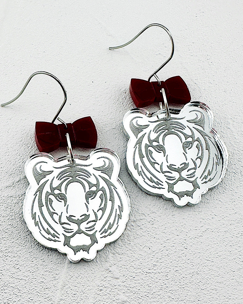 Tiger & Bow Earrings