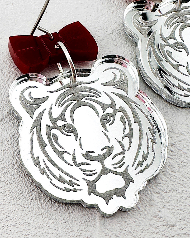 Tiger & Bow Earrings