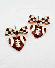Loud & Proud Football Earrings