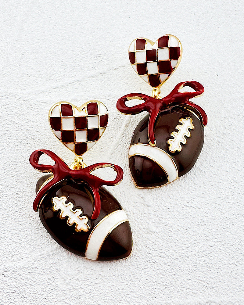 Football Obsessed Earrings