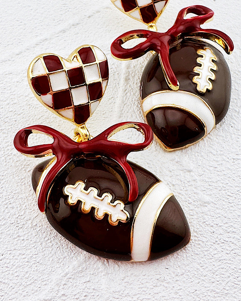 Football Obsessed Earrings
