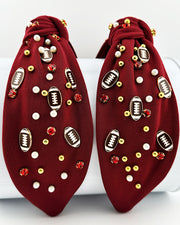Maroon Football Headband