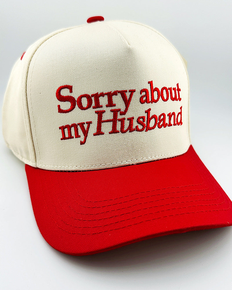 Sorry About My Husband Trucker Hat