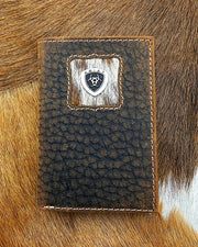 Ariat Calf Hair & Hide Trifold Wallet