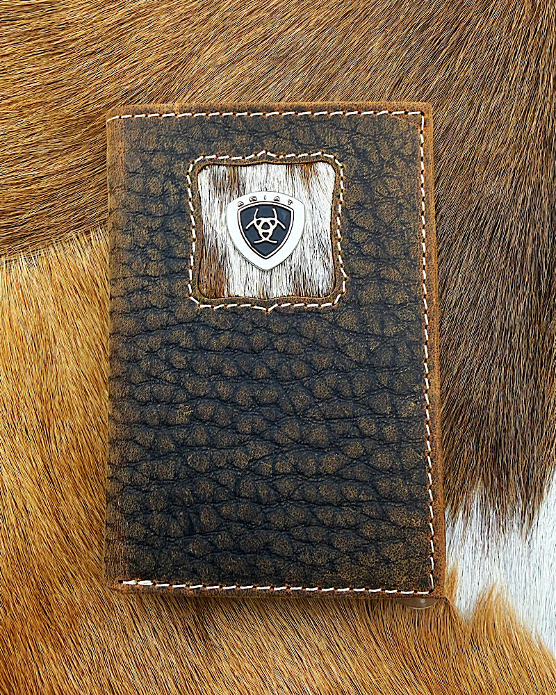 Ariat Calf Hair & Hide Trifold Wallet