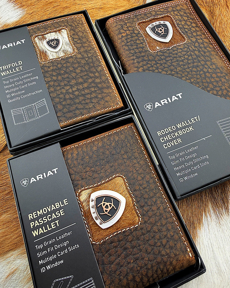 Ariat Calf Hair & Hide Rodeo Wallet
