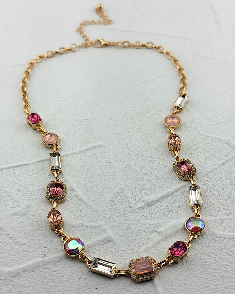 Pink Prism Necklace