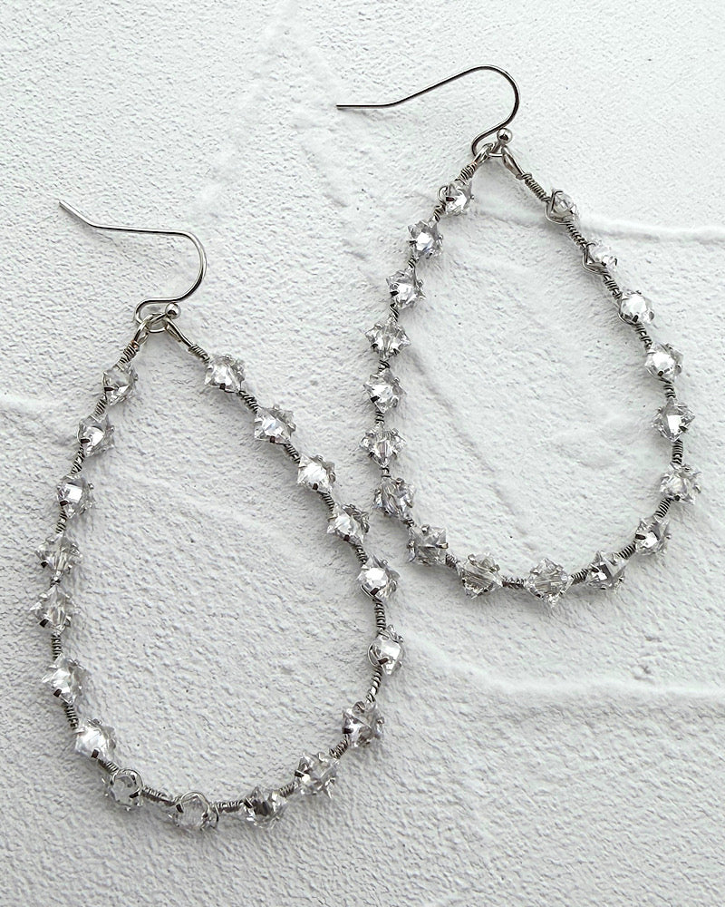 Lola Silver Teardrops