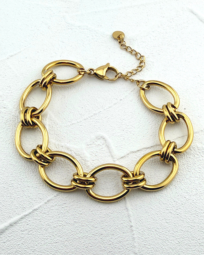 Golden Links Bracelet