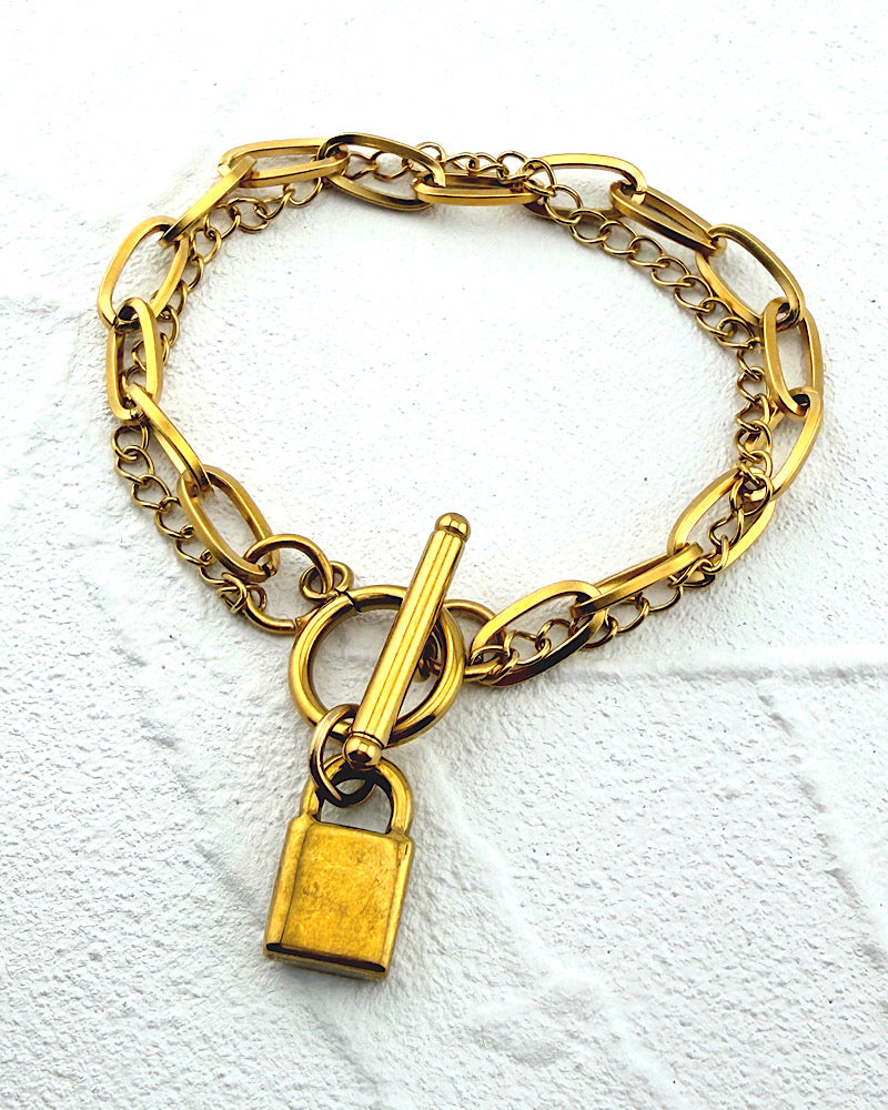 Forever Yours Lock Bracelet
