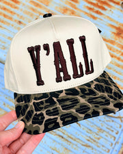 Y'ALL Leopard Trucker Hat