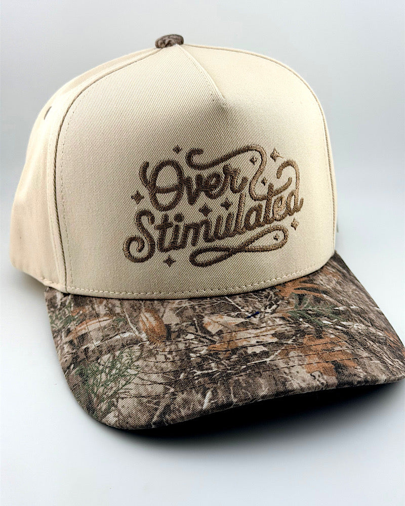 Overstimulated Camo Trucker Hat