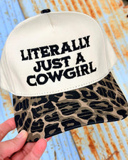 Literally Just A Cowgirl Trucker Hat