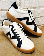 Ziti Black Crystal Sneakers