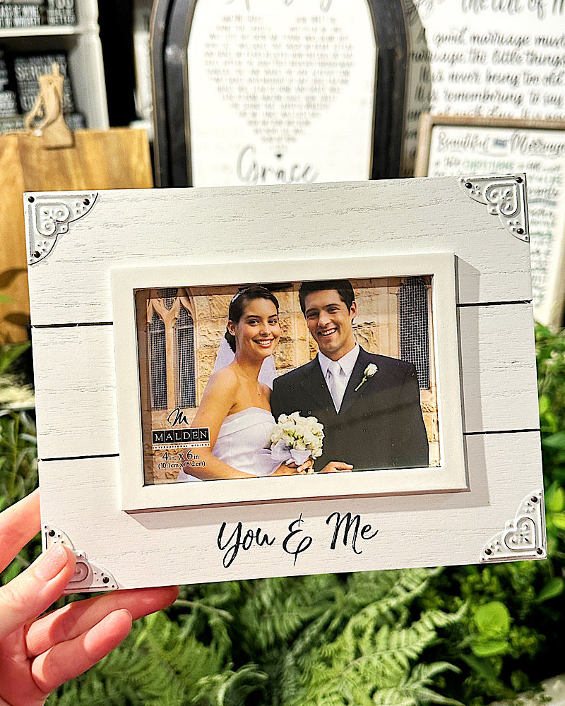 You & Me 4X6 Picture Frame