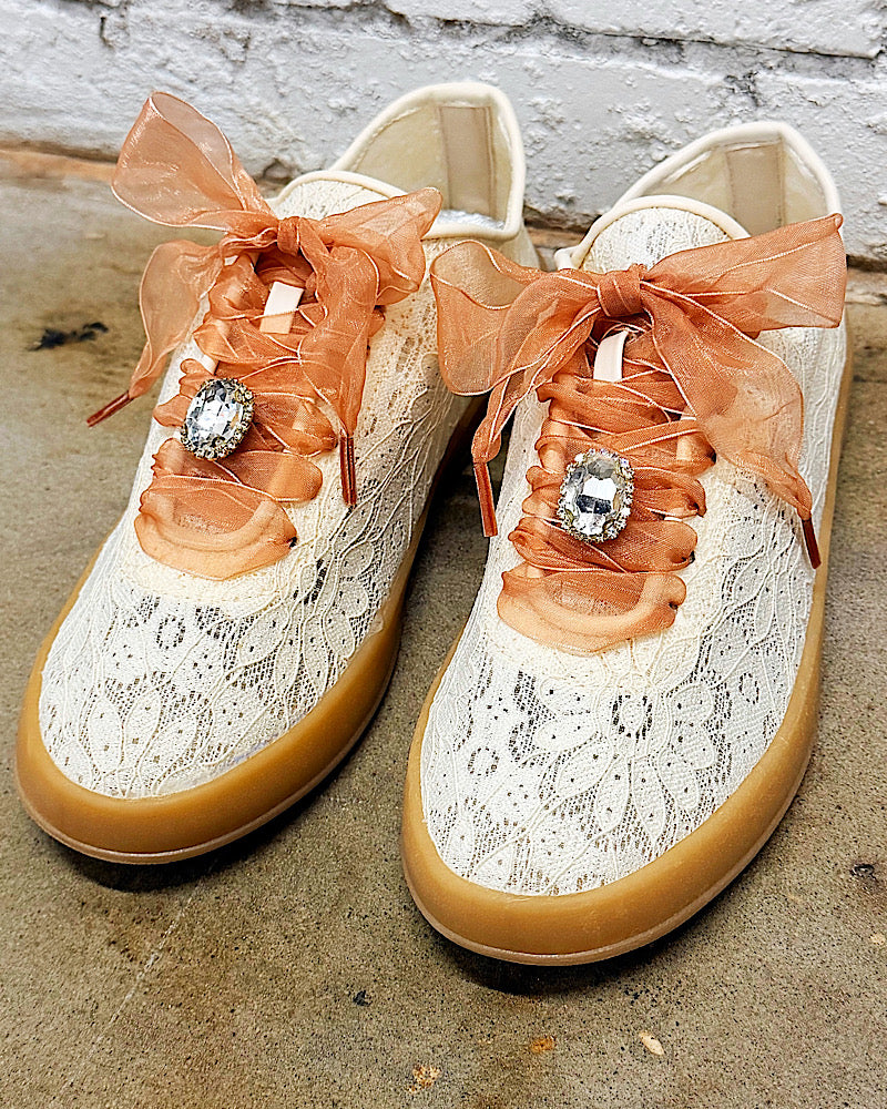 Victoria Lace Sneakers