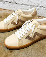 Ziti Natural Crystal Sneakers