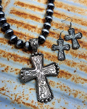 Jessie Cross Necklace Set