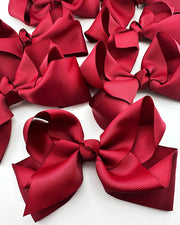 Maroon 6" Hair Bow